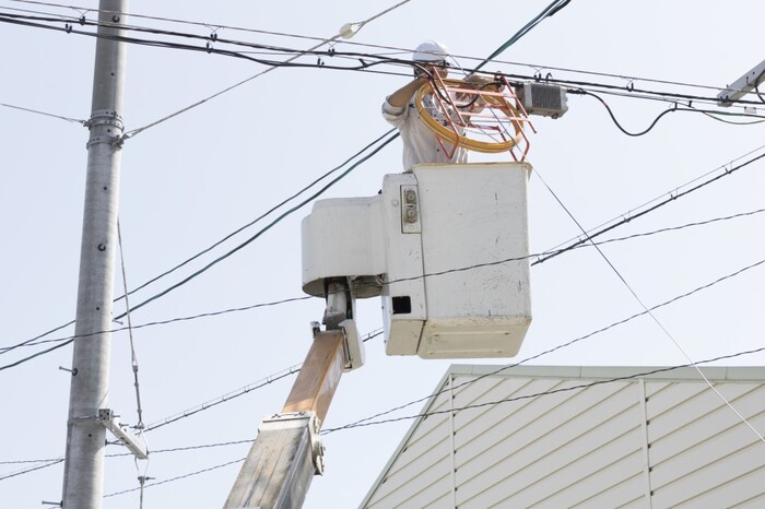 光ケーブルの接続